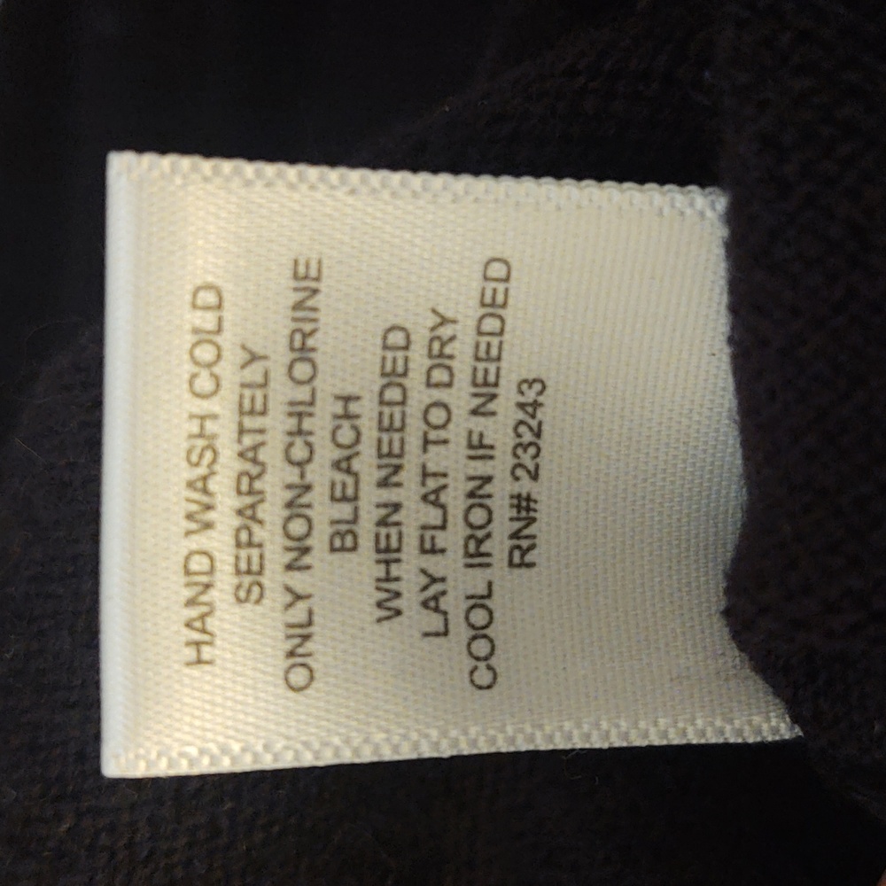 New York & Company Size Medium Black Belted Sweater Dress - Picture 11 of 11